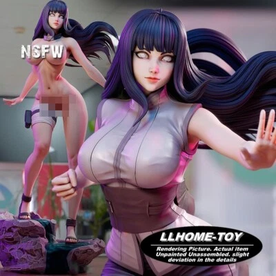 Ninja Hinata NSFW Resin 1:4 Model Kit Unpainted 3d Print GK Statue Figure. - Image 1 of 4