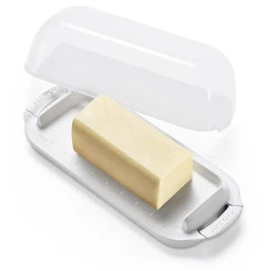 Plato de mantequilla con tapa, plato de mantequilla hermético para encimera y refrigerador, mi... - Imagen 1 de 8