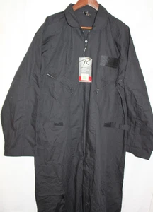 Rothco Men's 7502 Flight Suit Black - Regular Large - Picture 1 of 10