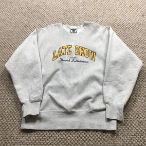 Vintage Late Show David Letterman Sweatshirt Herren XL Lee Rundhalsausschnitt TV Promo USA - Bild 1 von 11