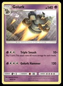 Golurk Uncommon Shining Legends 44/73 LP Pokémon TCG - Picture 1 of 2