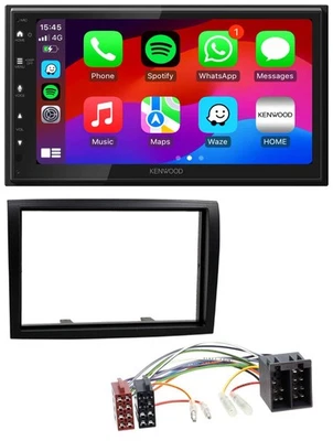 Kenwood MP3 USB DAB 2DIN Bluetooth Autoradio für Fiat Ducato Citroen Jumper Peug - Bild 1 von 4