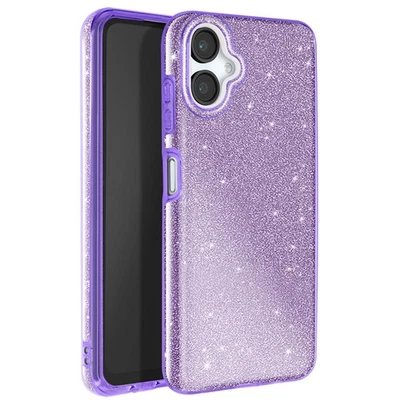 Avizar Coque à Paillettes pour Samsung Galaxy A06 Antichoc Scintillant Violet - Photo 1/4