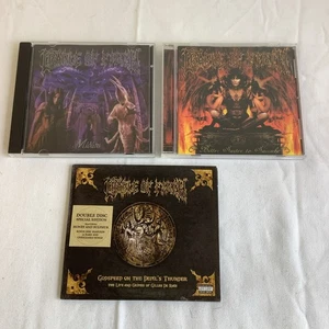 Cradle Of Filth 3 x Cd's Godspeed Bitter Suites Midian **FREE P&P** - Picture 1 of 7