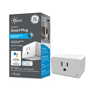 C By GE On/off Smart Plug With Smart Bridge Alexa Google Home Wifi Brand New - Picture 1 of 3