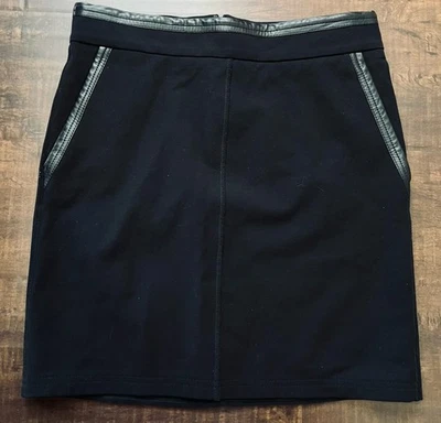 Mini FALDA GUCCI para mujer vintage con ribete de cuero hecha en Italia talla 38 XS S Foto 1 de 4