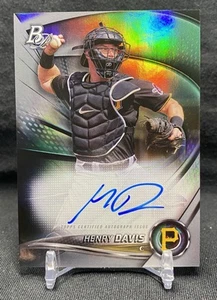 2022 Bowman Platinum Top Prospect Auto Autograph Henry Davis - Picture 1 of 2