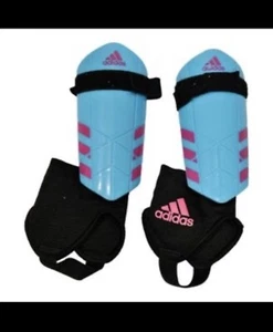 Adidas Fußball Ghost Junior Jugend Mädchen Schienbeinschoner pink/cyanblau Gr. Small neu - Bild 1 von 7