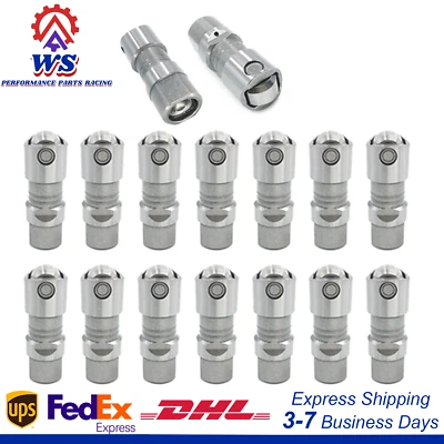 16 PCS Lifters For 1981-2009 GM 6.2 6.5L diesel Ford 6.0 6.4 7.3L V-8 engines - Image 1 of 4