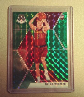 DYLAN WINDLER ROOKIE - 2019-20 PANINI MOSAIC (GREEN PRIZM) CAVALIERS - Image 1 of 2