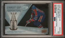 2008-09 Wayne Gretzky Upper Deck Ice Stanley Cup Foundations #SCFWG PSA 7 Pop 1!