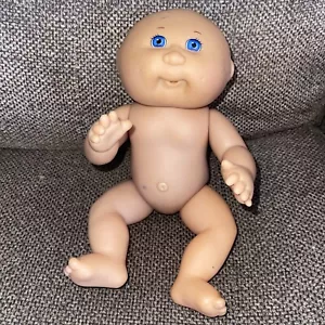 Vtg Mattel's First Edition Cabbage Patch Kids Baby Blue Eyes 1982 Hard Plastic - Picture 1 of 9