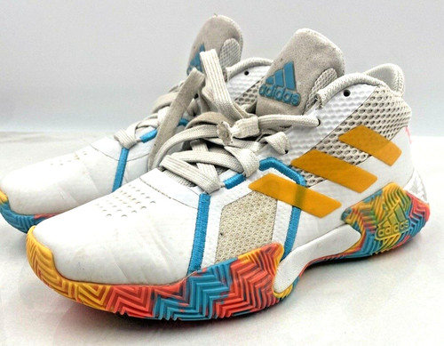 Scarpe Adidas Court Vision 2 ragazzo taglia 3 5 bambino basket sneakers casual bianche