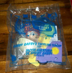 Taza de té giratoria Gabby's Happy Meal Toy Story 4 #10 de McDonalds sellada nueva en paquete - Imagen 1 de 2