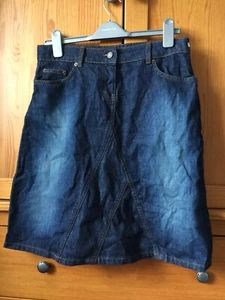 Bnwt Ladies Summer Bay Trading Denim Jean Skirt Size 14 - Picture 1 of 6