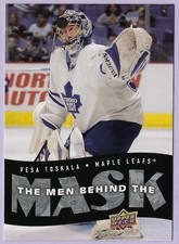 2007-08 Upper Deck The Men Behind the Mask #BM15 of Vesa Toskala