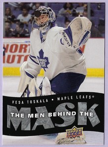 2007-08 Upper Deck The Men Behind the Mask #BM15 of Vesa Toskala