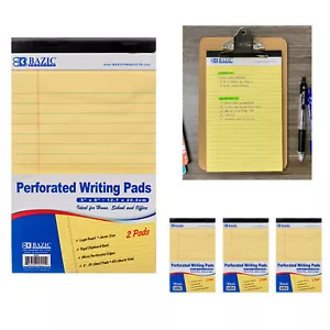 8X Legal Note Pads - Perforated Ruled Writing - Picture 1 of 1