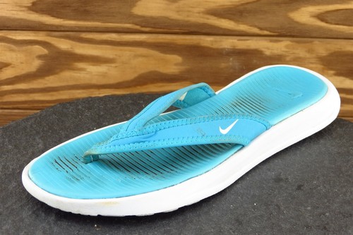 Sandali da donna blu Nike taglia 6 M infradito sintetici 882698