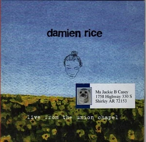 Live from the Union Chapel ~ Damien Rice ~ Contemporary Country ~ CD ~ Good - Picture 1 of 2