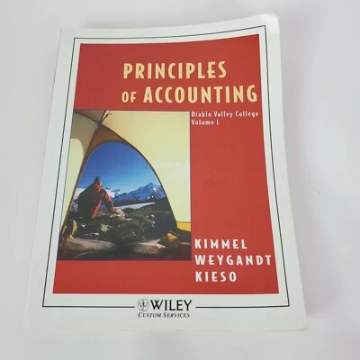Principles of Accounting Volume 1 Weygandt, Kimmel, Kieso Textbook - Image 1 of 4