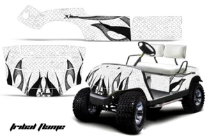 Cart Graphics Kit Decal Sticker For Yamaha Golf Cart 1995-2006 TFlames K W - Bild 1 von 2