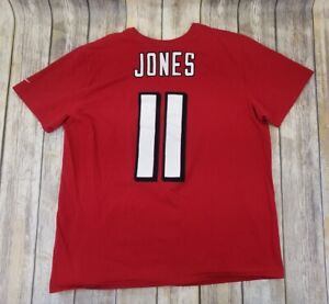Julio Jones Atlanta Falcons Nike T Shirt Mens Size 2XL Red NFL Graphic