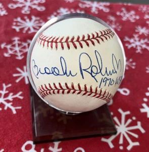 Brooks Robinson 1970 WS MVP Rawlings Official AL Baseball ORIOLES Signed OAL - Picture 1 of 9
