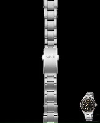 real ORIS DIVER Sixty-Five Ø36mm bracelet strap band 7747 17MM # 07 8 17 18 - Image 1 of 3