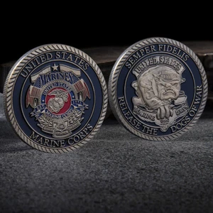 Commemorative Challenge Coin USA Collectible Marine Corps Semper Fidelis Craft - Picture 1 of 9