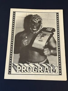 RARE Championship Memphis Wrestling Program Jerry Lawler Adrian Street WWE 50 AE - Picture 1 of 3
