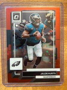 2022 Donruss Optic - Jalen Hurts - Red Stars - Holo Prizm SSP - Eagles