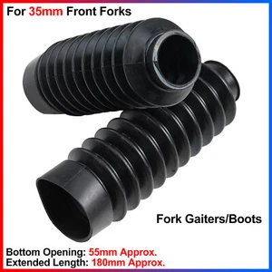 Horquilla delantera de goma para moto de 35 mm polainas amortiguador botas cubierta de suspensión - Imagen 1 de 9