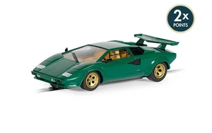 Lamborghini Countach Green Classic Street 1:32 Scale Scalextric C4500 - Picture 1 of 6