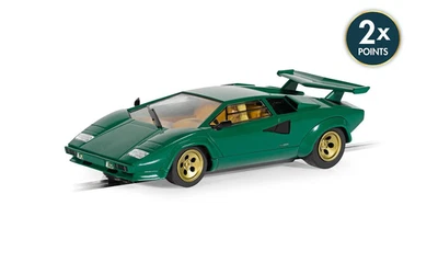 Lamborghini Countach Green Classic Street 1:32 Scale Scalextric C4500 - Image 1 of 4