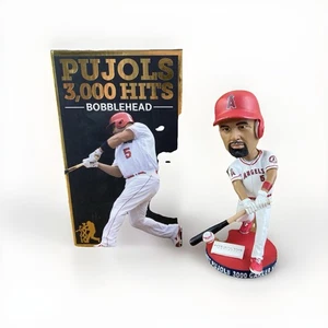 Albert Pujols Los Angeles Angels MLB 2018 SGA Bobblehead nuovo con scatola 3000 colpi - Foto 1 di 3
