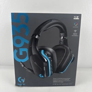 Logitech G935 Wireless DTS:X 7.1 Surround Sound LIGHTSYNC RGB PC Gaming Headset - Zdjęcie 1 z 4