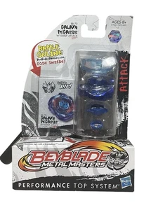 Beyblade Metal Masters Galaxy Pegasus BB-70 W105R2F Attack Hasbro Brand New - Picture 1 of 6