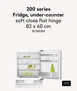 Gaggenau Under Counter Fridge (New in Original Box) never opened - Picture 1 of 6