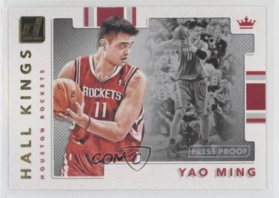 2017-18 Panini Donruss Hall Kings Press Proof Yao Ming #20 HOF - Image 1 of 2