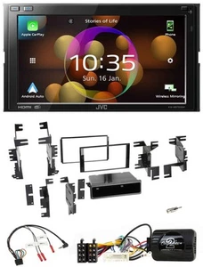 JVC DAB Lenkrad 2DIN Bluetooth USB Autoradio für Nissan Cube Frontier Juke Navar - Bild 1 von 11