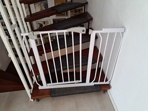 Babify - Sicherheitsbarriere für Kinder, für Türen und Flur, Weiß, B-WARE - Bild 1 von 1