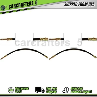 2 mangueras hidráulicas de freno trasero para Dodge Sprinter 3500 2003-2005 2,7 L Foto 1 de 4