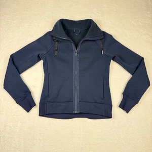 Lululemon Full Zip Fleece gefütterte Jacke Damen blau Größe 2 sportlich - Bild 1 von 7