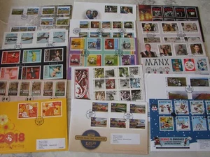 (FDC12) ISLE OF MAN 2018 Commemorative  COLLECTION 16  First Day Covers - Picture 1 of 5