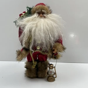 Standing Santa Claus figurine Christmas Decoration Xmas 32cm Ornament - Foto 1 di 10