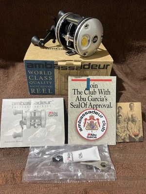 Nuevo de Lote Antiguo Abu Garcia Ambassadeur 5500C3 - Hecho en Suecia - Completo en Caja - 990807 Foto 1 de 4
