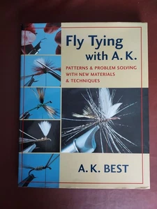 A.K. BEST, FLY TYING WITH A.K. USA Hardback 1st Ed 2008 in superb condition. - Picture 1 of 3