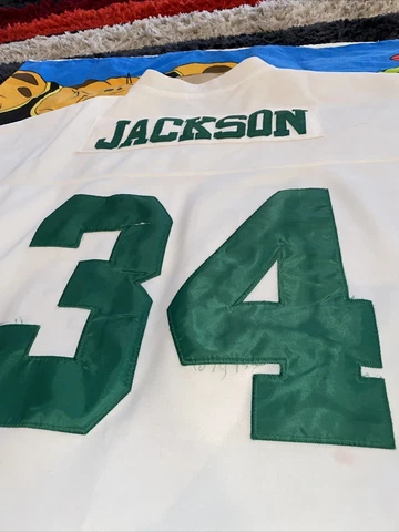 Bo Jackson LA Raiders Throwback Jersey 1987 alternate St Patricks day green sz54 Cover