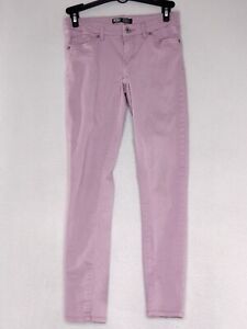 Levis Girls Jeans Size 10 Reg Skinny Lavender Sateen Legging Small Stain